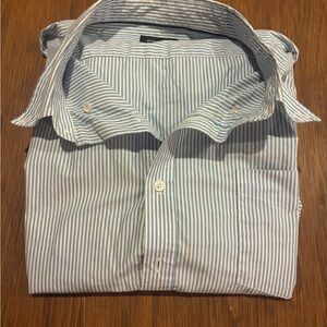 Croft & Barrow Light Blue Striped Shirt